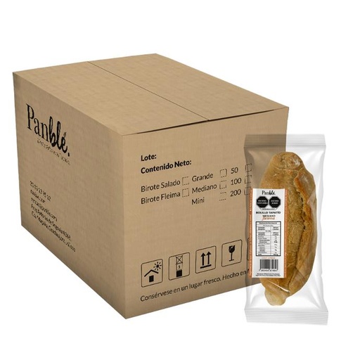 Caja Bolillo Fleima Mediano con 100 pz. de 120g c/u (copia)