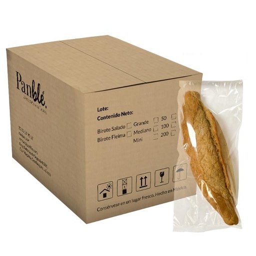 [PTCG0201] Caja Bolillo Fleima Grande con 50 pz. de 215g. c/u